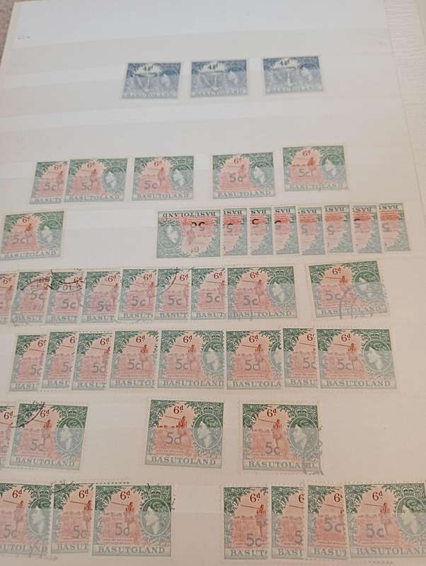 BASUTOLAND-KGV-QEII MASSIVE COLLECTION worth R1000.00`s-MUST SEE BELOW UMM + USED