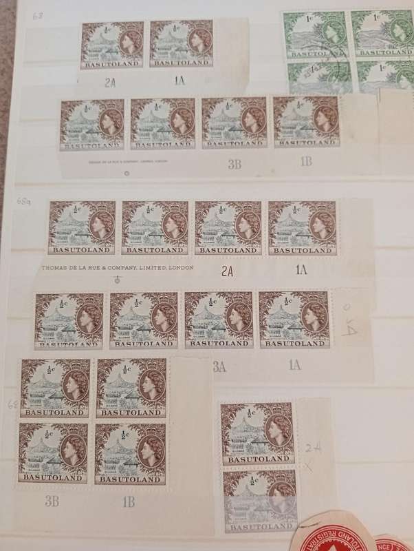 BASUTOLAND-KGV-QEII MASSIVE COLLECTION worth R1000.00`s-MUST SEE BELOW UMM + USED