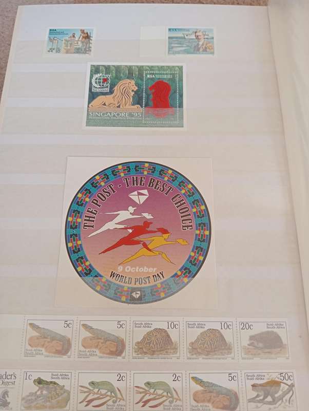 RSA-IF THE POST OFFICE COMES RIGHT-HERE is a fortune !!! UMM SHEETS ETC MANY AIRMAIL AND STANDARD