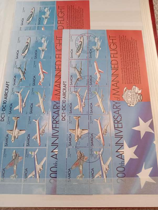 RSA- FULL SHEETS + LOVELY THEMATICS PLANES ETC MINI SHEETS-SEE BELOW many pages