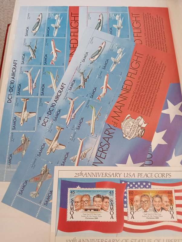 RSA- FULL SHEETS + LOVELY THEMATICS PLANES ETC MINI SHEETS-SEE BELOW many pages