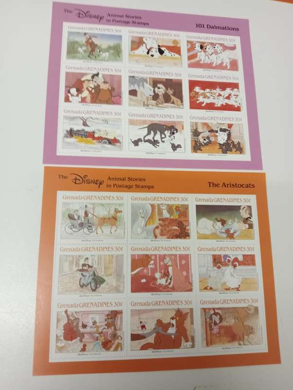 DISNEY SHEETS-SCARCE  all superb umm