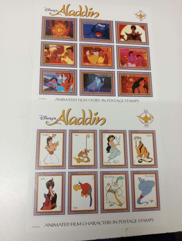 DISNEY SHEETS-SCARCE  all superb umm
