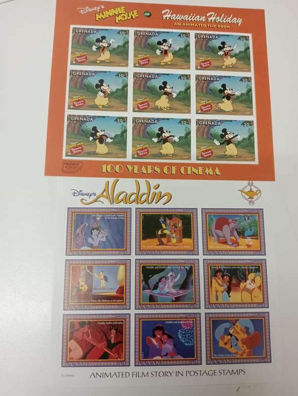 DISNEY SHEETS-SCARCE  all superb umm