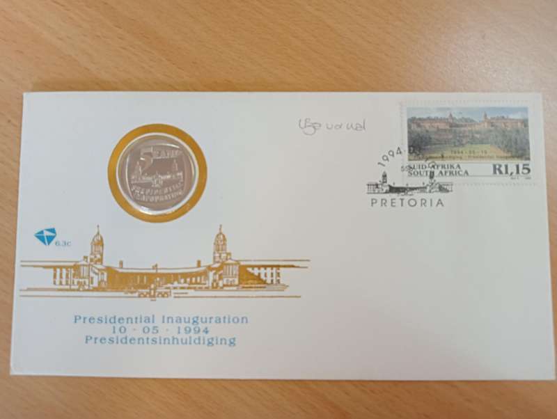 RSA SIGNED COVERS-must see all today   INCLUDING MANDELA SIGNED BY DESIGNER- read below