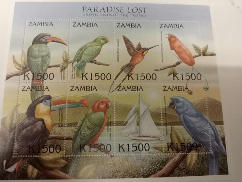 Many Good M/Sheets - Many Birds, Ships Some High Catalogue