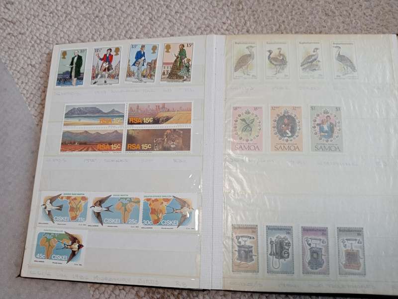 CLEAN STOCK BOOK-THEMATIC SETS-see more below NOT ALL SHOWN !!