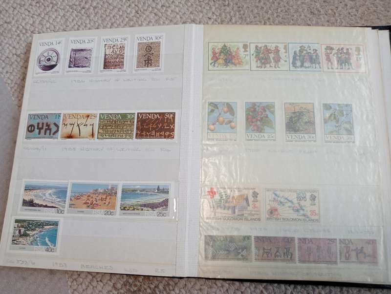 CLEAN STOCK BOOK-THEMATIC SETS-see more below NOT ALL SHOWN !!