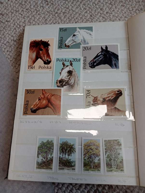 CLEAN STOCK BOOK-THEMATIC SETS-see more below NOT ALL SHOWN !!