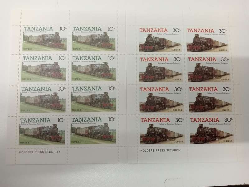 AFRICA-SCARCE many full sheets below TRAINS,PLANES etc etc-all superb umm