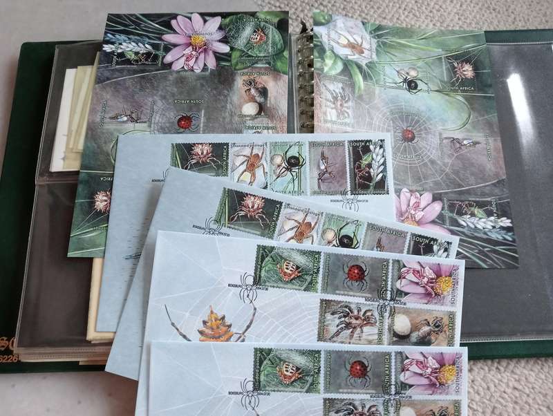 RSA-VERY SCARCE MODERN fdc mini sheets and BETTER items like REGISTERED MAIL FULL SET FDC