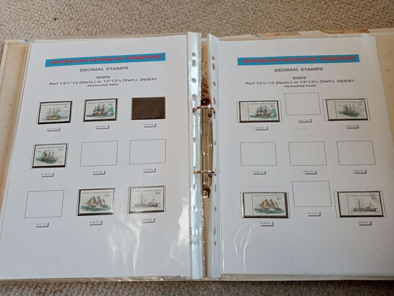 BEAUTIFUL COLLECTION AUST.TERR. plus AUSTRALIAN set many many pages.NOT NEARLY ALL SHOWN