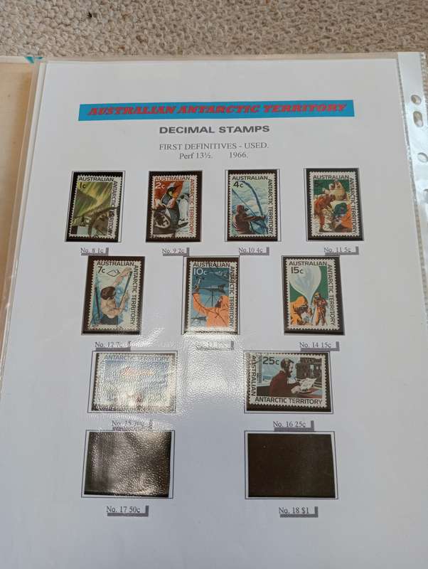 BEAUTIFUL COLLECTION AUST.TERR. plus AUSTRALIAN set many many pages.NOT NEARLY ALL SHOWN