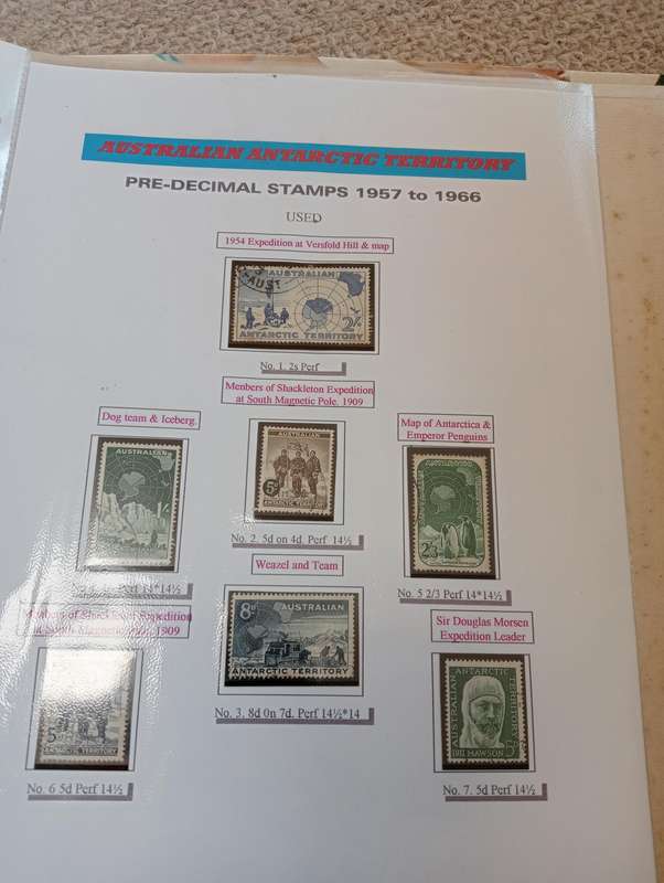 BEAUTIFUL COLLECTION AUST.TERR. plus AUSTRALIAN set many many pages.NOT NEARLY ALL SHOWN
