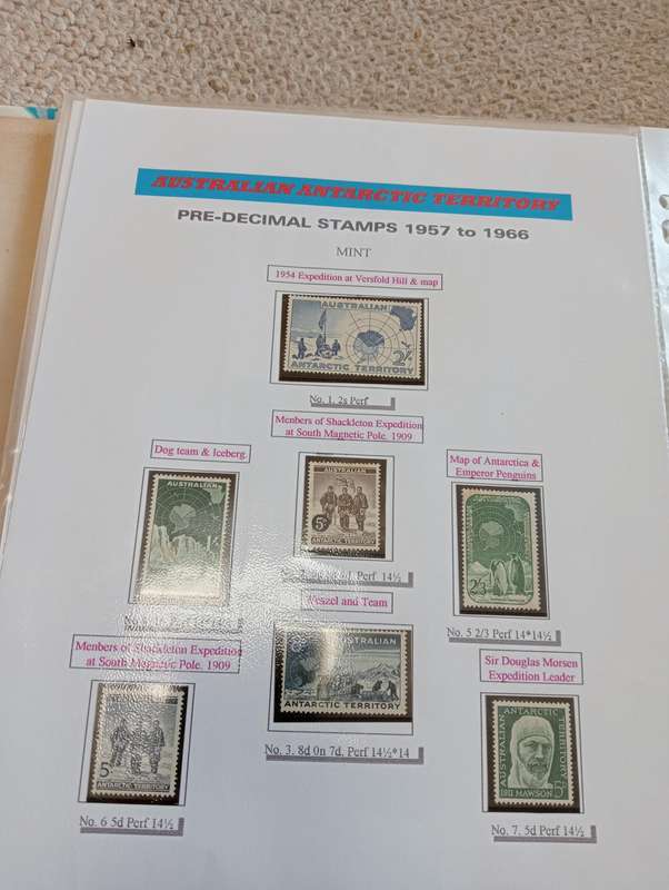 BEAUTIFUL COLLECTION AUST.TERR. plus AUSTRALIAN set many many pages.NOT NEARLY ALL SHOWN