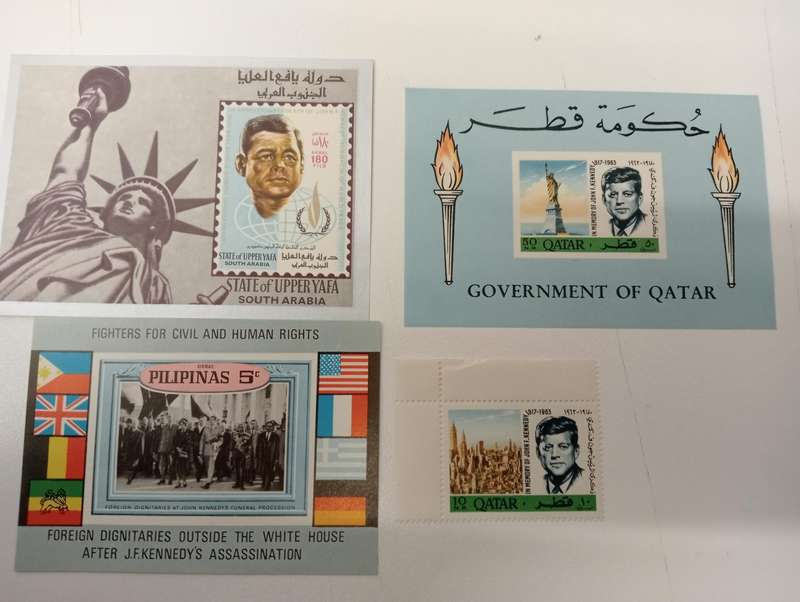 VERY SCARCE COLLECTION " Churchill and Kennedy " ALL SUPERB UMM imperf mini sheets a big lot below
