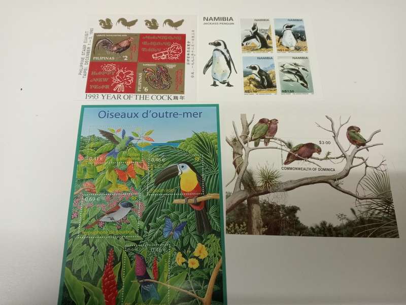 BIRDS STUNNING MANY  MINI SHEETS