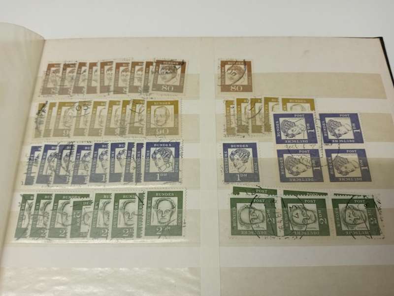 STOCK BOOK WITH huge cat value " POSTHORN SETS " and many more complete definitives.