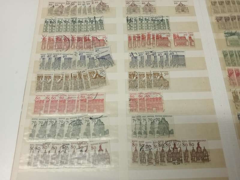 STOCK BOOK WITH huge cat value " POSTHORN SETS " and many more complete definitives.