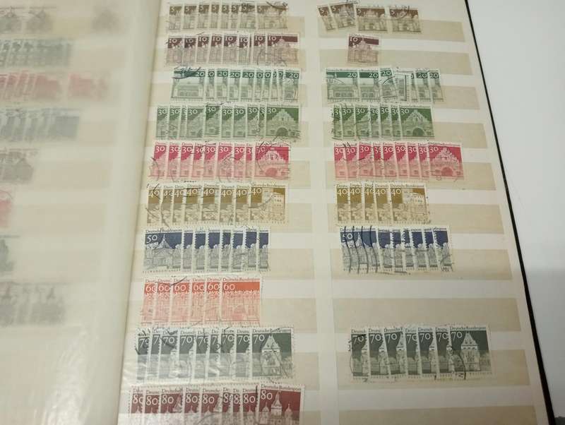 STOCK BOOK WITH huge cat value " POSTHORN SETS " and many more complete definitives.