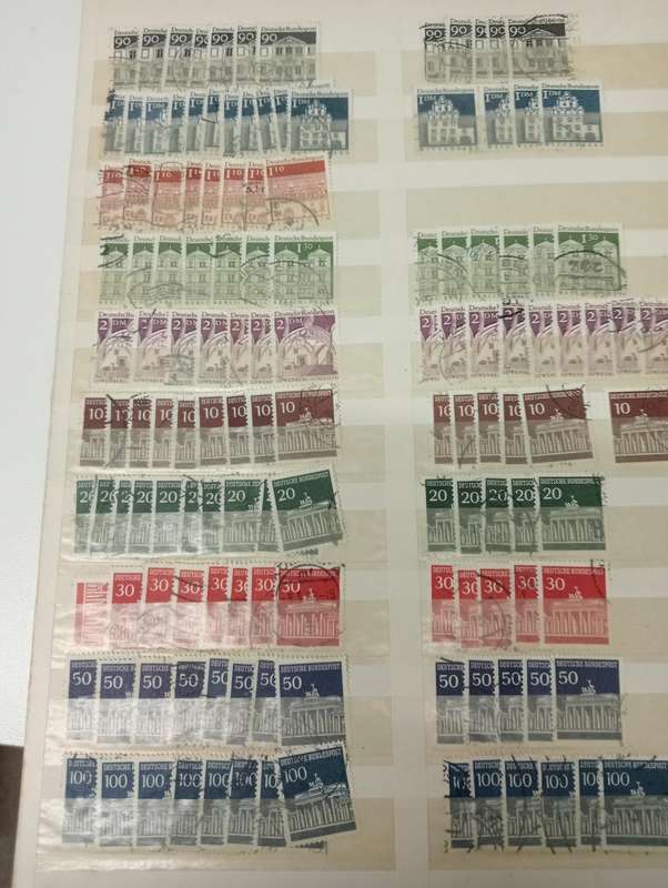 STOCK BOOK WITH huge cat value " POSTHORN SETS " and many more complete definitives.
