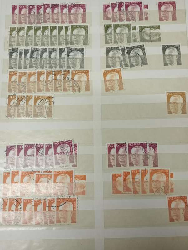 STOCK BOOK WITH huge cat value " POSTHORN SETS " and many more complete definitives.