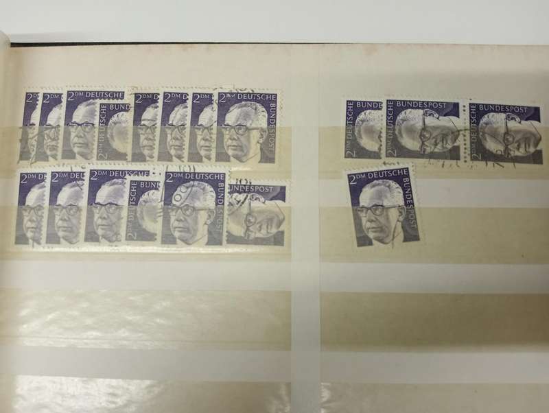 STOCK BOOK WITH huge cat value " POSTHORN SETS " and many more complete definitives.