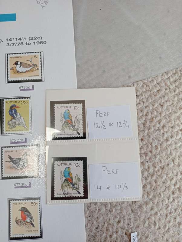 AUSTRALIA-very useful pages mint and used sets.NB pages will be carefully folded for postage.