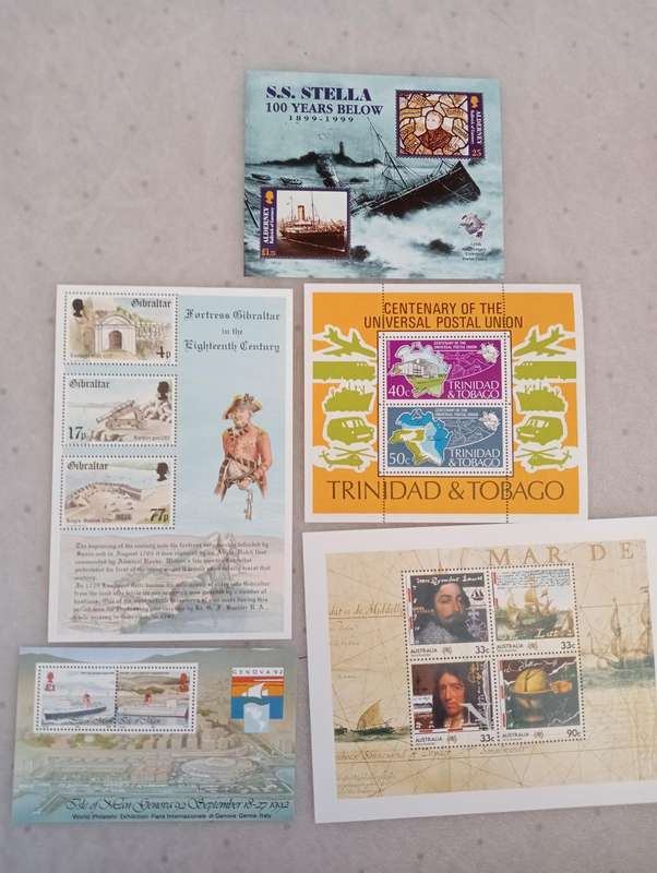 MANY SCARCE UNCOMMON THEMATICS sheets BIRDS,SHIPS,CARS and everything