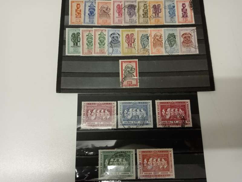 SOME SCARCE LISTINGS TODAY-must see all lots bargains BELGIAN CONGO SETS