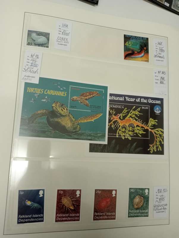 FISH stunning mini sheets and sets ALL UMM and catalogued !! SEE THEM ALL