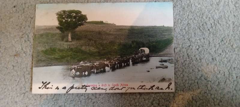 4 GREAT POST CARDS-EARLY 1900`s SEE BELOW-RHODES MINT AND CHINESE IN SA ETC