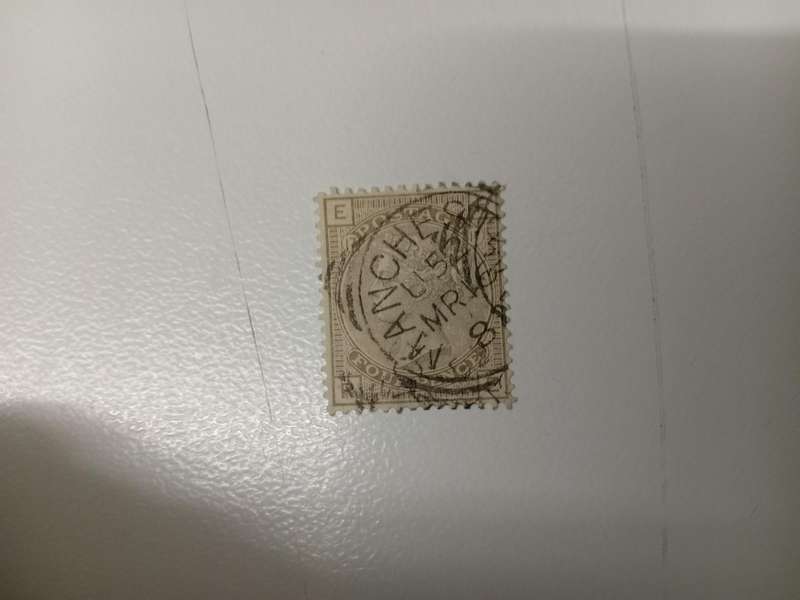 GB-QV LOVELY LIGHT CANCEL SG161 PLATE 17  R1980.00
