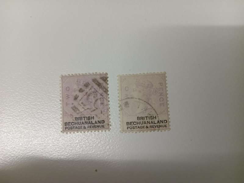 BECHUANALAND QV BOTH 2d SHADES VFU