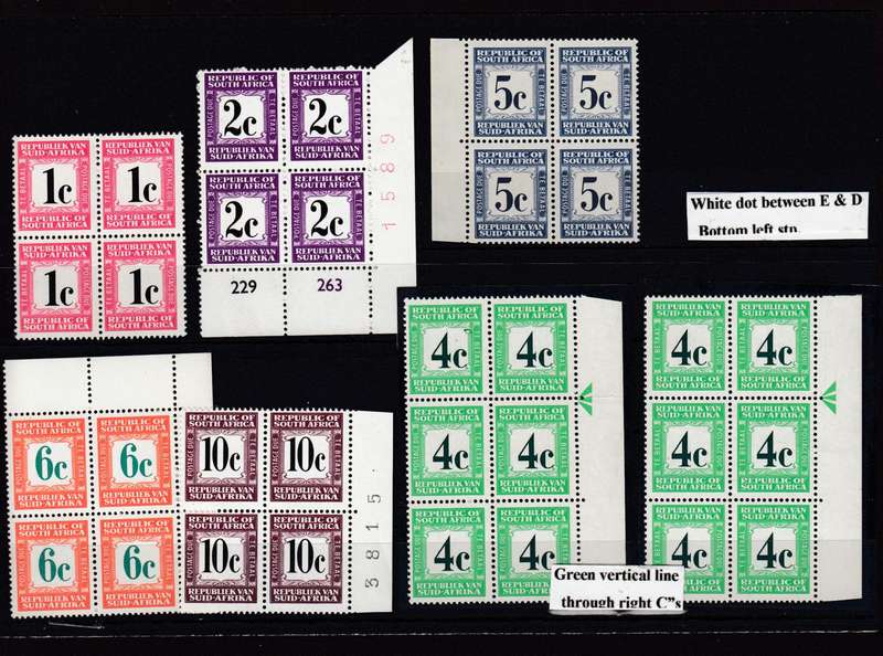 UNION-SCARCE P.DUE BLOCKS superb umm