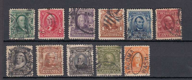 USA- 1902 VFU LOT TRICKY SO NICE  R2160.00