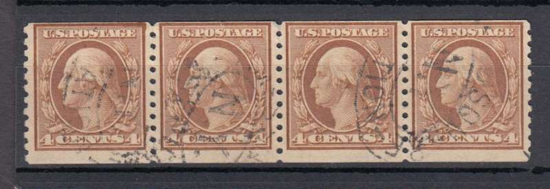USA- A SCARCE USED COIL STRIP FINE USED