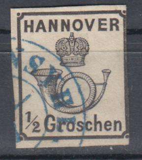 HANNOVER-1860 VERY SCARCE  VFU    R8000.00   SEE BACK SIDE BELOW