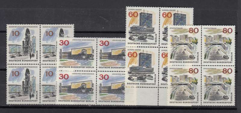 BERLIN-1965 SUPERB UMM BLOCKS