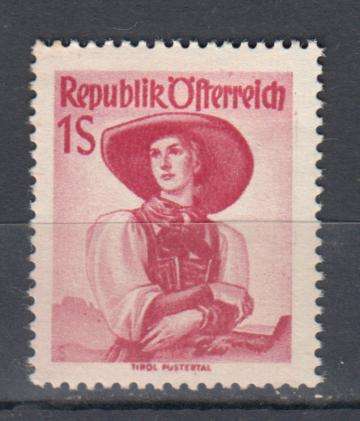 AUSTRIA-1948 COSTUMES  SG1126 VERY SCARCE KEY VALUE VFM   R3960.00 MISSING IN MOST COLLECTIONS