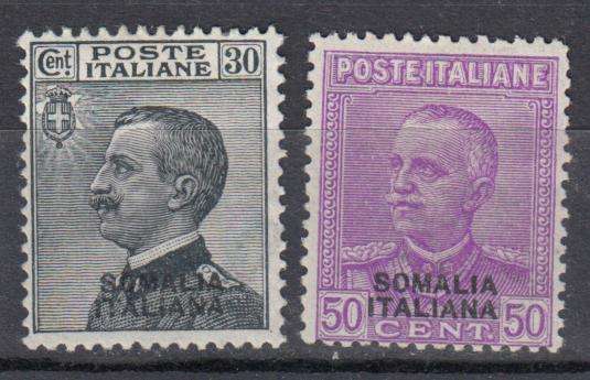 ITALIAN SOMALIA-TWO SCARCE STAMPS SUPERB MINT H.R.  R2280.00