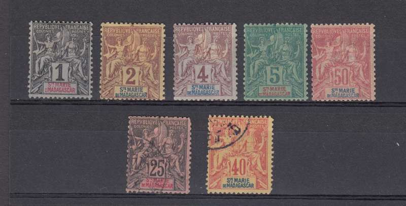 MADAGASCAR-VFM/U EARLIES SCARCE LOT  R2880.00