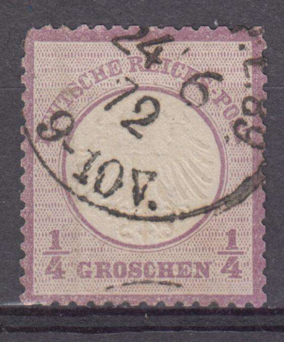 GERMAN EMPIRE ALL THE LISTED ISSUES ON AUCTION-THIS IS SG 1 SUPERB USED R3560.00