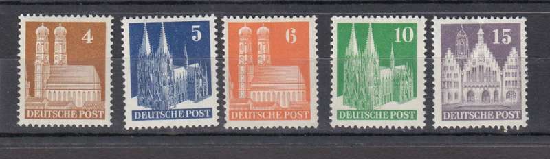 GERMAN ZONES-VERY SCARCE superb mint PERF 14 x14.25 superb mint-light h.r. SEE MICHEL.