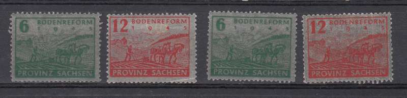 SACHSEN-SCARCE BOTH sets superb mint h.r.