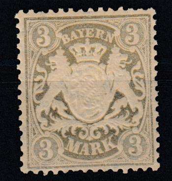 BAVARIA-1877/8  3M HIGH VALUE SUPERB MINT-LIGHT H.R.