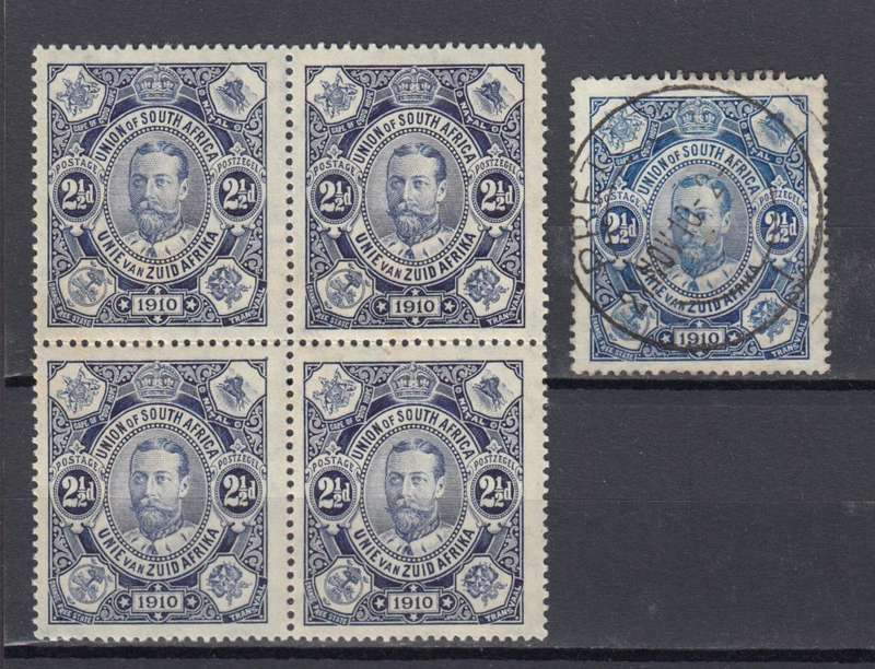 UNION-VFM BLOCK-H.R. THE USED FIRST DAY USAGE !!! SCARCE