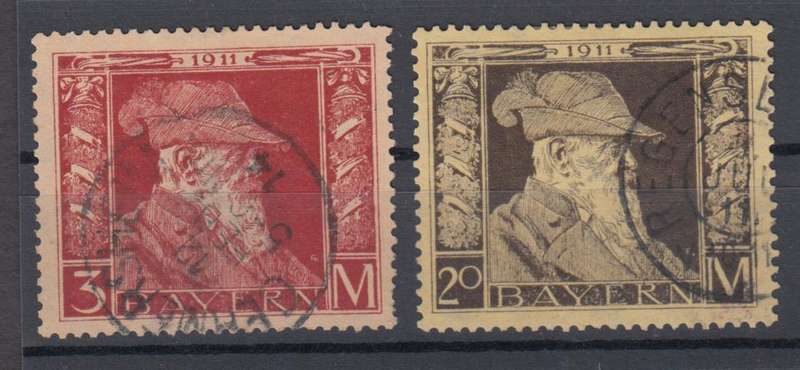 BAVARIA- SG 150a AND 153 SUPERB USED  R3820.00