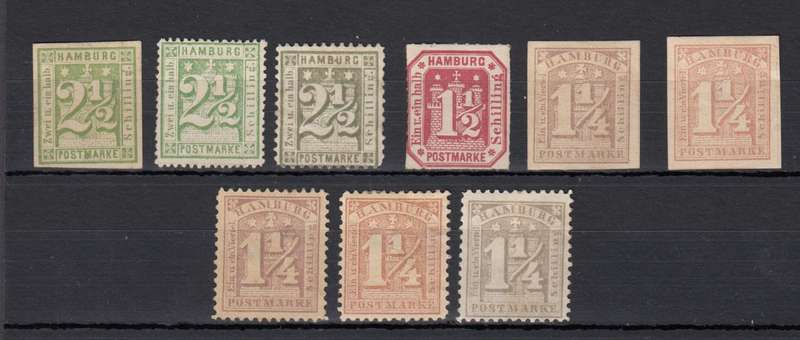 HAMBURG- EARLY RE-PRINTS-MUST HAVE FOR CHECKING ORIGINALS
