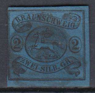 BRUNSWICK-1853 SCARCE  SG 8 VFU   SEE BELOW  R2640.00